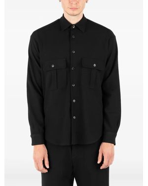Societe Anonyme K Work フラップシャツ - ブラック