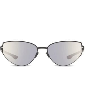 Ic! Berlin Sonnenbrille Mit Cat-Eye-Gestell - Grau