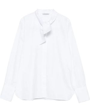 ROSSO35 Neck-Tie Shirt - White