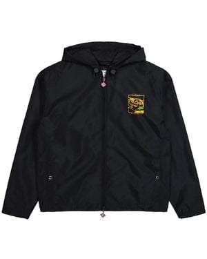 CASABLANCA Ripstop Hooded Jacket - Black