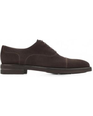 Lottusse Holborn Suede Oxford Shoes - Brown