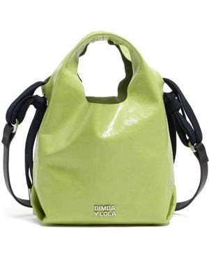 Bimba Y Lola ペーパーショルダーバッグ ミニ - グリーン