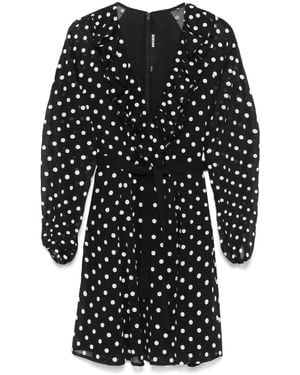 ROTATE BIRGER CHRISTENSEN Robe Courte À Volants - Black