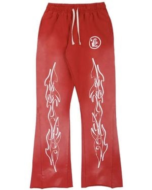 HELLSTAR Studios Racer Track Pants - Red