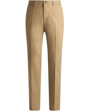 Etro Paisley-Jacquard Pants - Natural