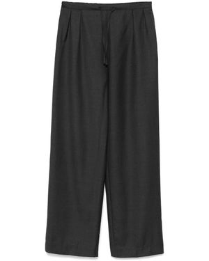 Loulou de Saison Cove Straight-Leg Pants - Black