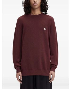 Fred Perry Textured Logo Sweater