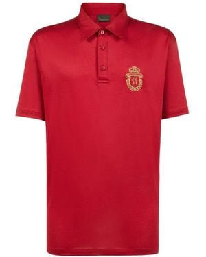 Billionaire Crest-Embroidered Polo Shirt