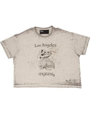 PALY Graphic-Print T-Shirt - Gray