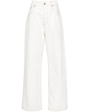 Jacquemus Le De-Nimes Large Jeans - White