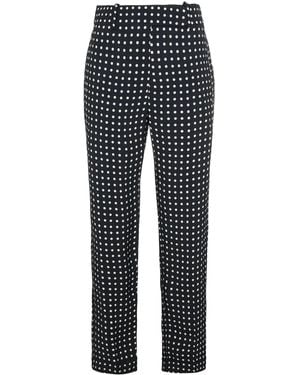 Haider Ackermann Pantalones Con Motivo De Puntos - Azul