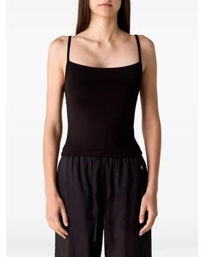 ÉTERNE Square-Neck Tank Top - Black