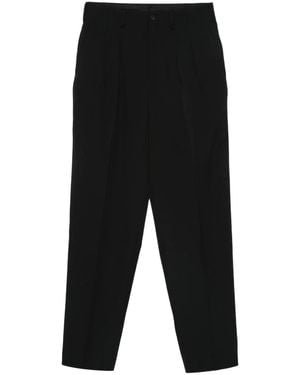 Yohji Yamamoto Pantaloni Plissé - Nero