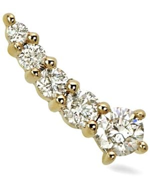 Lark & Berry 14Kt Shooting Star Diamond Stud Earring - Metallic