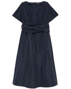 Weekend by Maxmara Robe Wkdpioppo À Coupe Mi-Longue - Blue