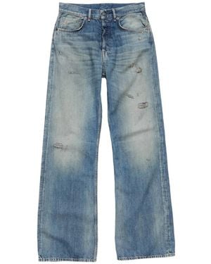 Acne Studios ダメージ ジーンズ - ブルー