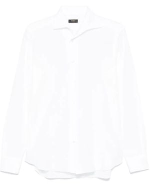 Barba Napoli Seersucker Shirt - White