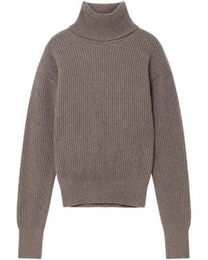 Stella McCartney Klassischer Rollkragenpullover - Grau