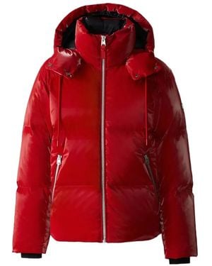 Mackage Kent-Glo Hooded Puffer Jacket - Red