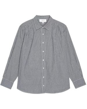 The Great Checked-Pattern Long-Sleeved Shirt - Grey