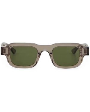 Thierry Lasry Dusty Rectangular-Frame Sunglasses - Green