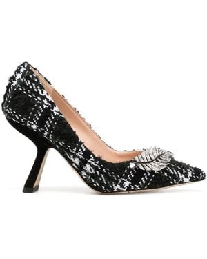Nicholas Kirkwood Monstera Court Shoes - Black