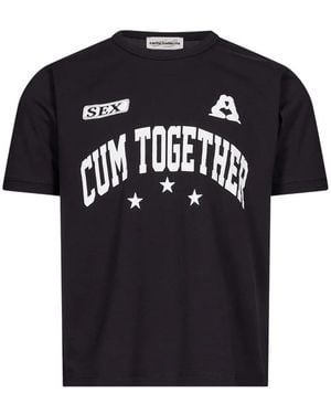 Carne Bollente Slogan-Print T-Shirt - Black