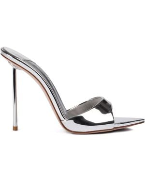 Le Silla 80Mm Bella Metallic Sandals