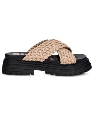 Buffalo Sandalias Lennox Cross Trenzadas - Neutro
