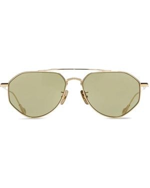 Cutler and Gross X Tgf Lynott Pilot Sunglasses - Natural