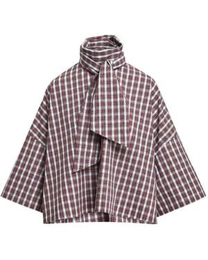 Essentiel Antwerp Chequered Blouse - White