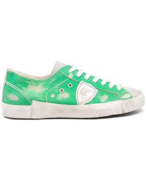 Philippe Model Paris Logo-Patch Sneakers - Verde