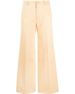 forte_forte Wide Leg Trousers - Natural