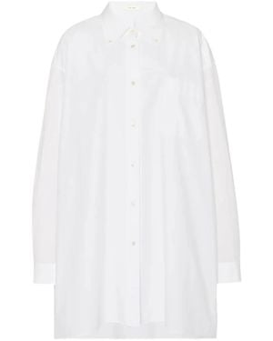 The Row Victoria Shirt In Cotton - White