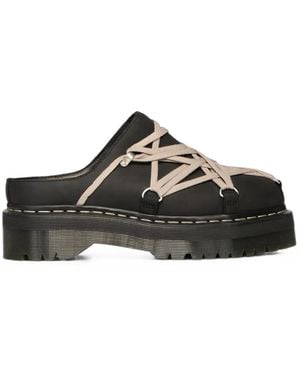 Rick Owens X Dr. Martens Quad Sole Megalace Slip-On-Sneakers - Schwarz