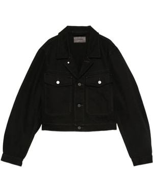 Lemaire Button-Fastening Flap-Pocket Jacket - Black