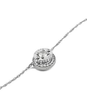 Guess Till Morning Pavé-Set Necklace - Metallic