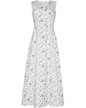 Adam Lippes Eloise Midi Dress - White