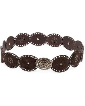 Golden Goose Oval Belt - Brown