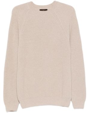 Zanone Raglan-Sleeve Cashmere Jumper - Natural