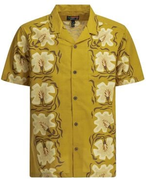 Patagonia Floral-Print Short-Sleeved Shirt - Yellow