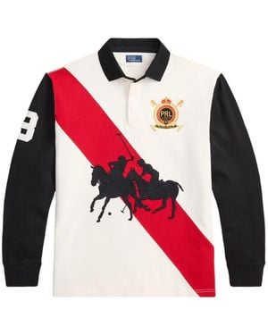 Polo Ralph Lauren Long-Sleeve Polo Top - Red