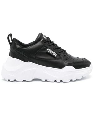 Versace Jeans Couture Trainers With Logo - Black