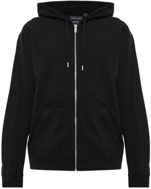 Canada Goose Loon Logo-Patch Zip-Up Hoodie - Black