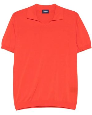Drumohr Short-Sleeve T-Shirt - Red