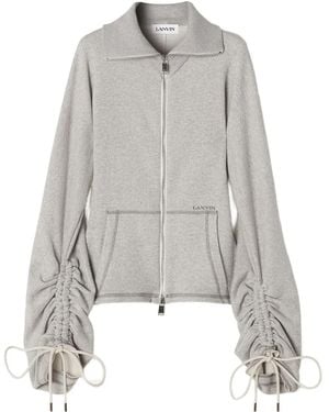 Lanvin ギャザーカフス ジャケット - グレー
