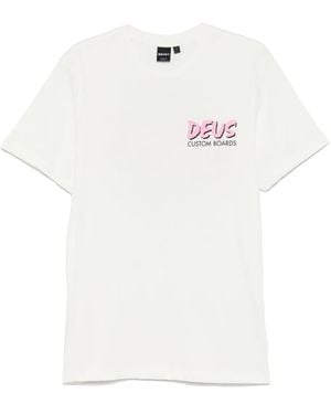 Deus Ex Machina T-Shirt À Logo Imprimé - Blanc