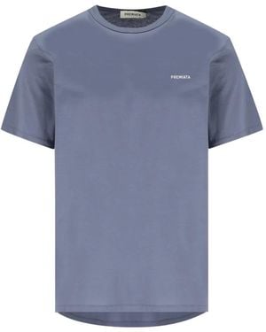 Premiata Logo-Print T-Shirt - Blue
