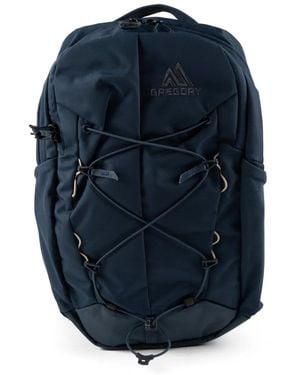 Gregory Mochila Terros De 20 L Con Logo Bordado Y Cordón Elástico - Azul