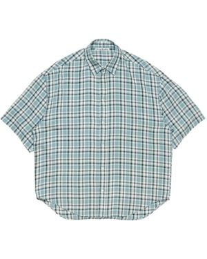 Acne Studios Geruit Overhemd - Blauw